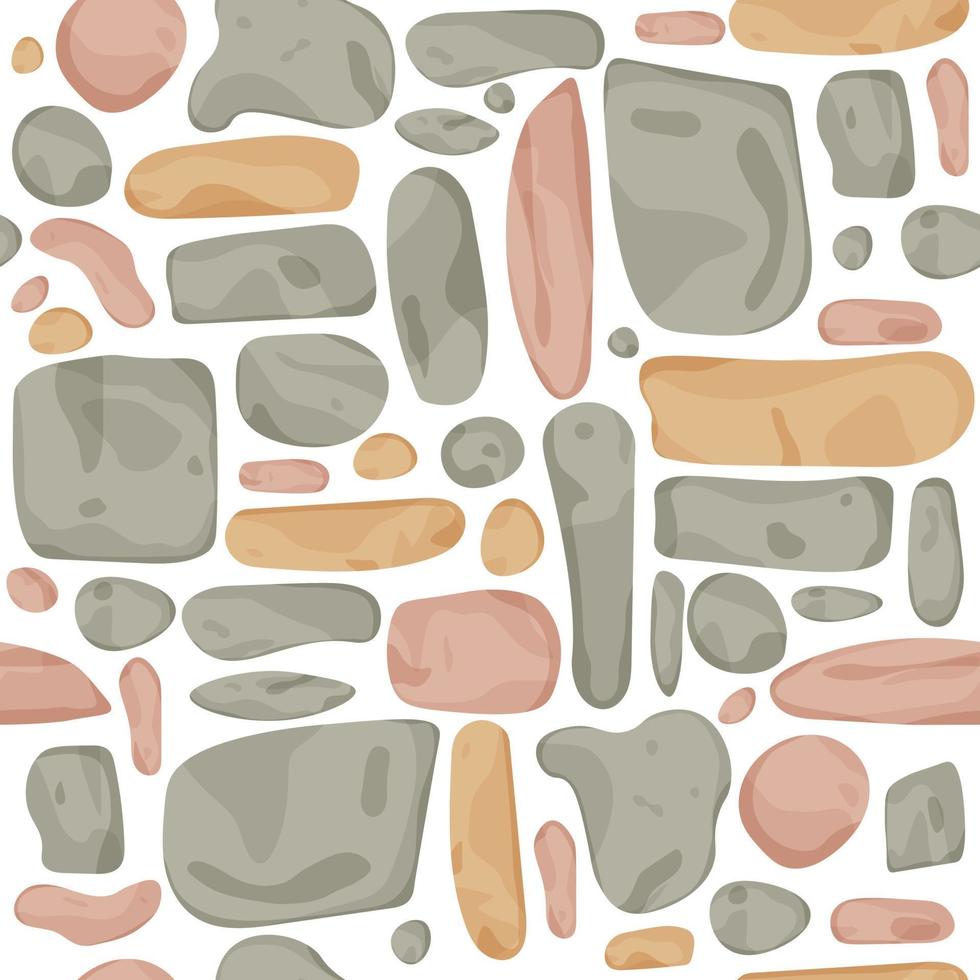 stone seamless pattern vector