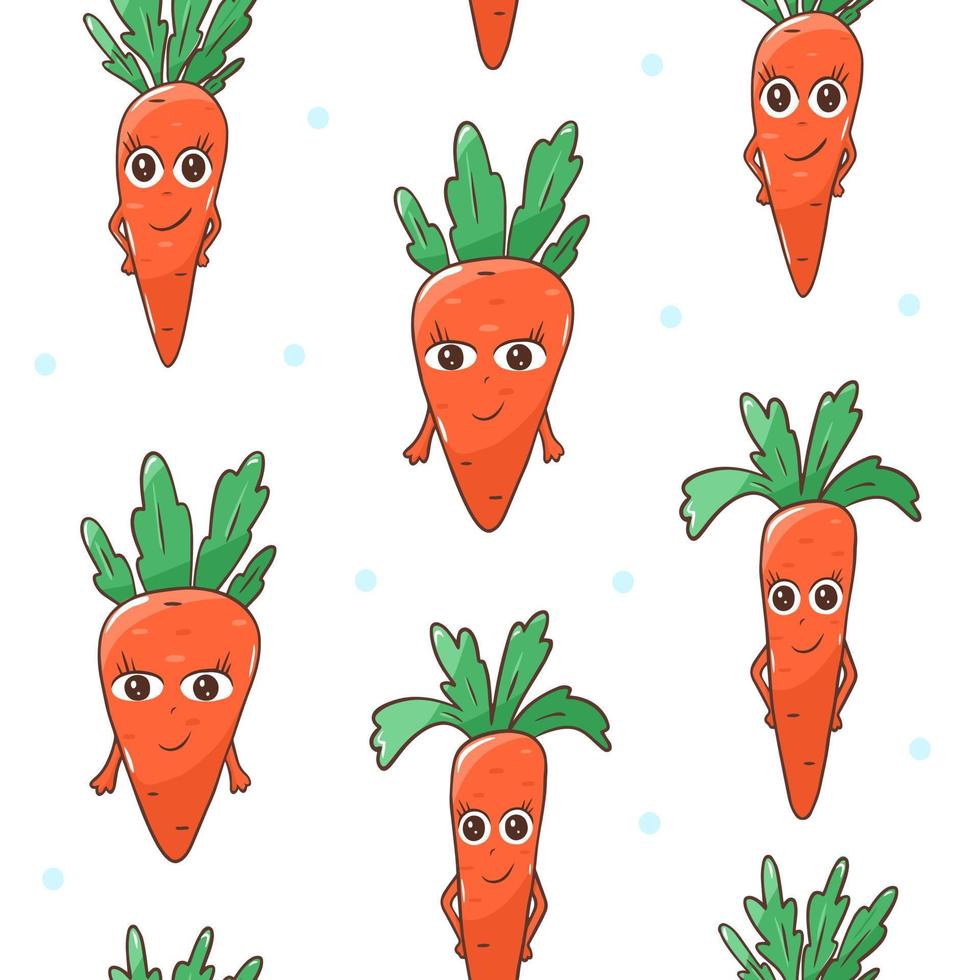 Carrot Easter pattern.eps 22554536 Vector Art at Vecteezy