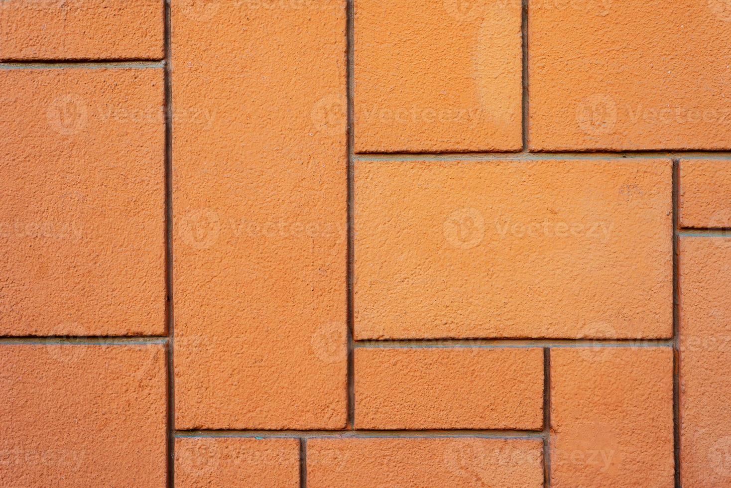 Abstract close up of brick pavement texture photo
