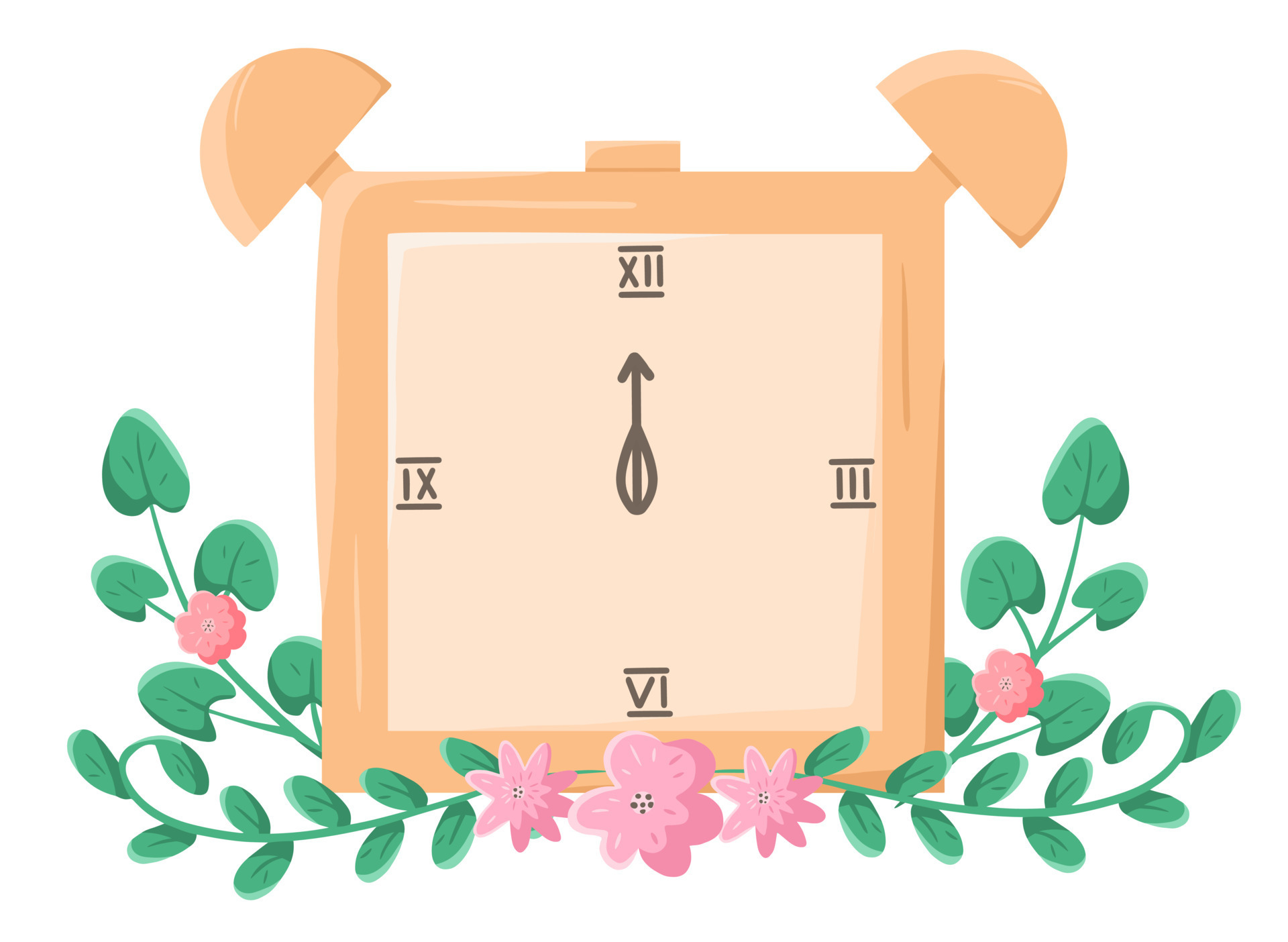 Spring forward concept 22554546 Vector Art at Vecteezy