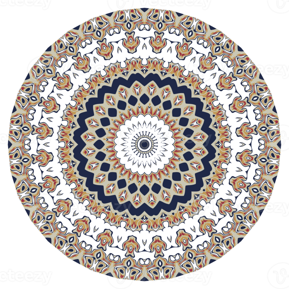 Tribal mandala flower png
