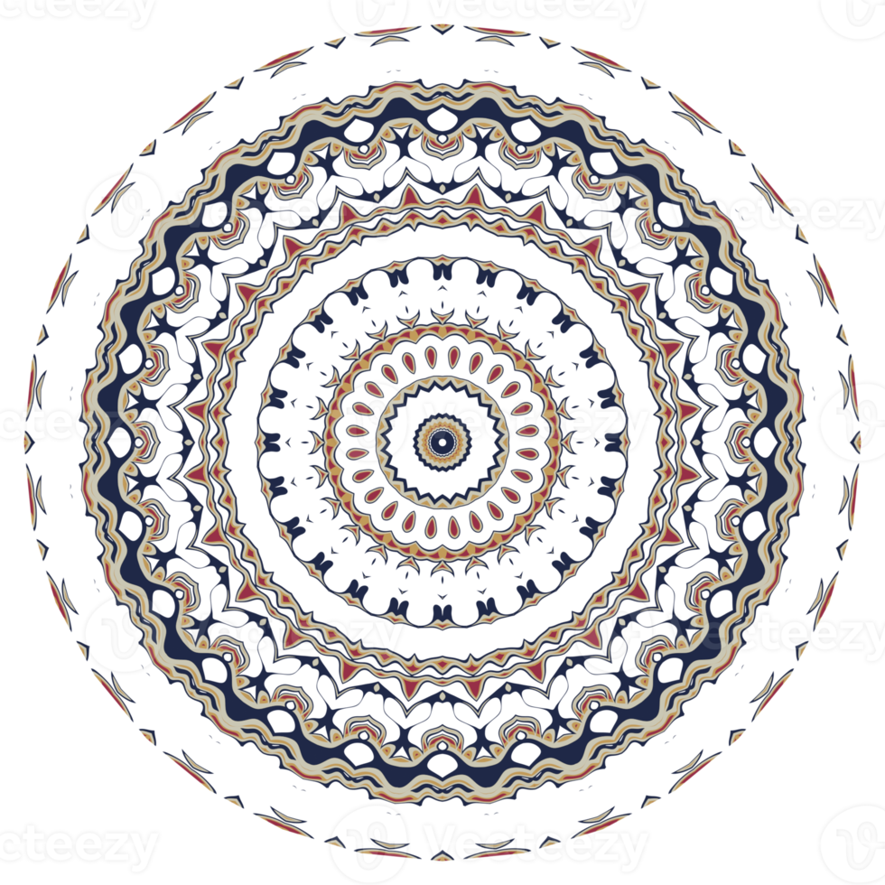 Tribal mandala flower png