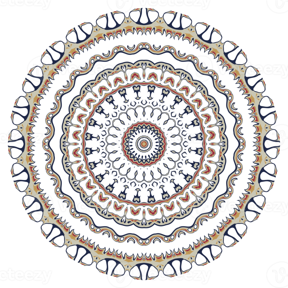 Tribal mandala flower png