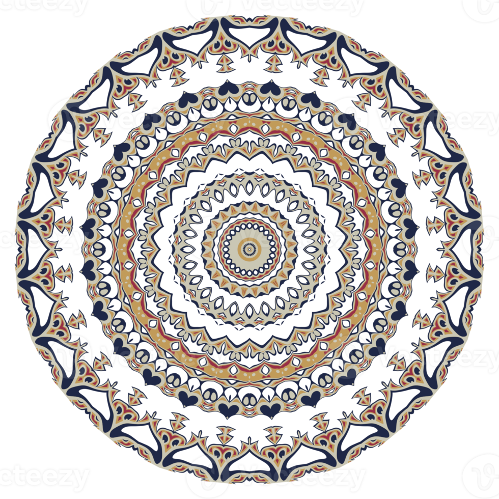 Tribal mandala flower png