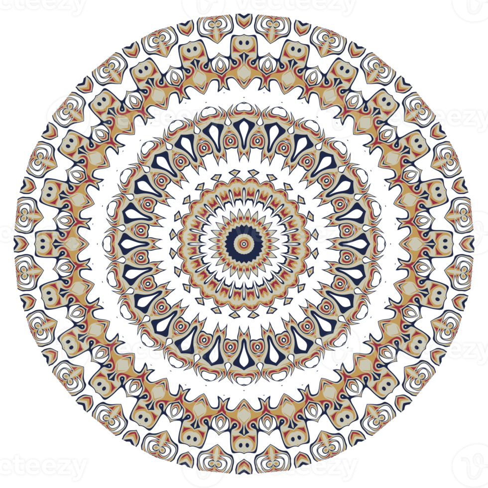 Tribal mandala flower png