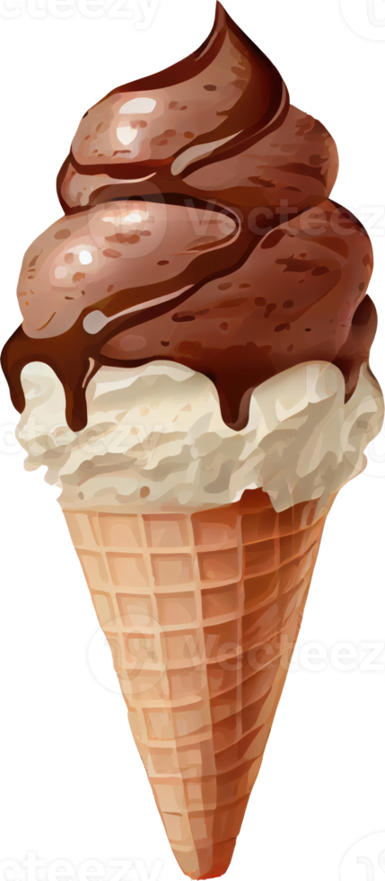 helado acuarela ilustración png