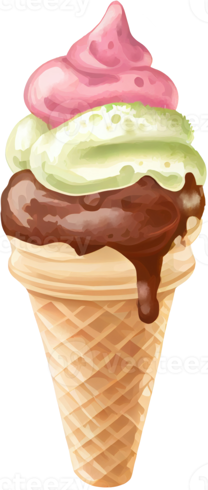 eis aquarellillustration png