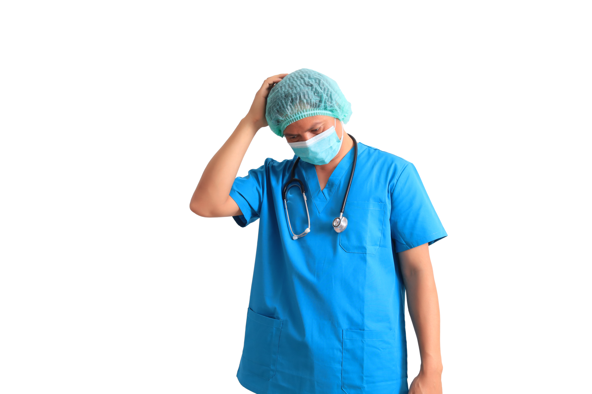 male doctor wearing blue suit 22555513 PNG