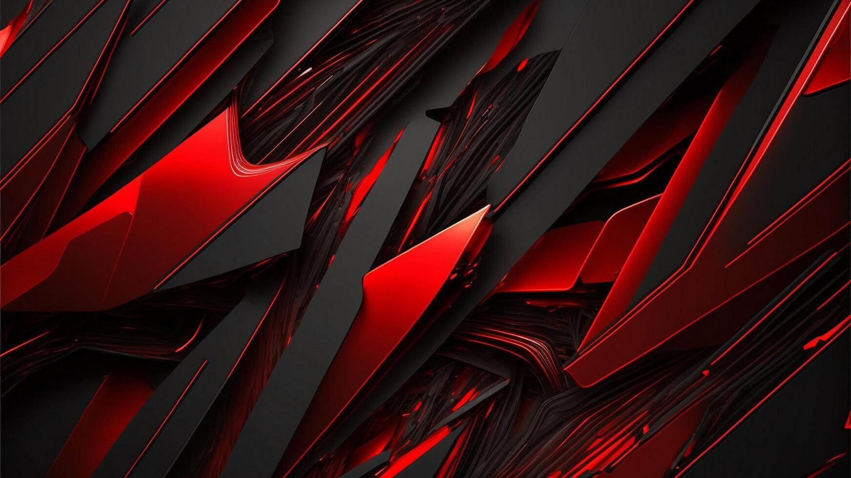 3D Abstract Red and Black Background by can be use as facebook cover photo