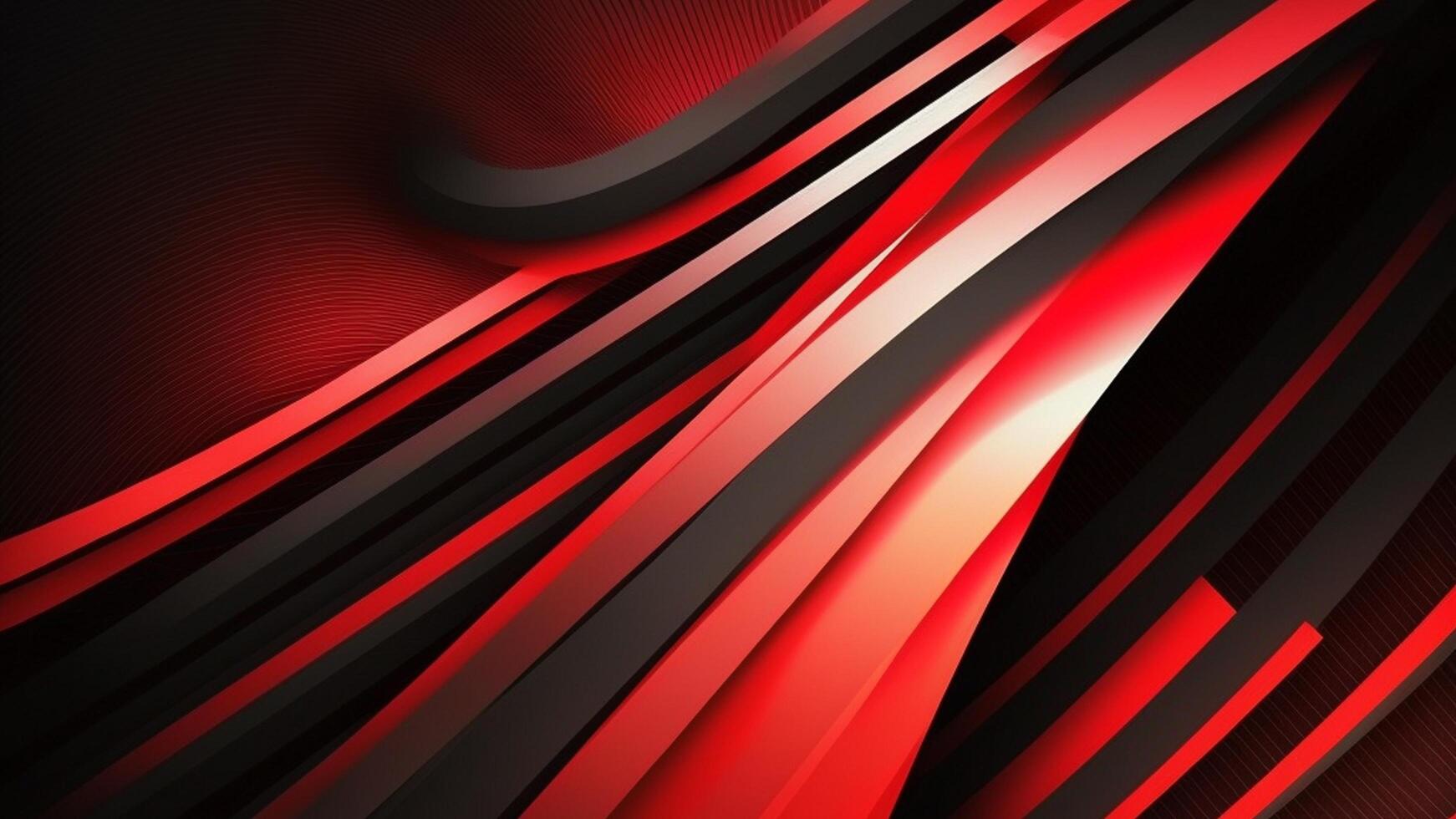 3d resumen rojo y negro antecedentes por ai generado lata ser utilizar como Facebook cubrir foto