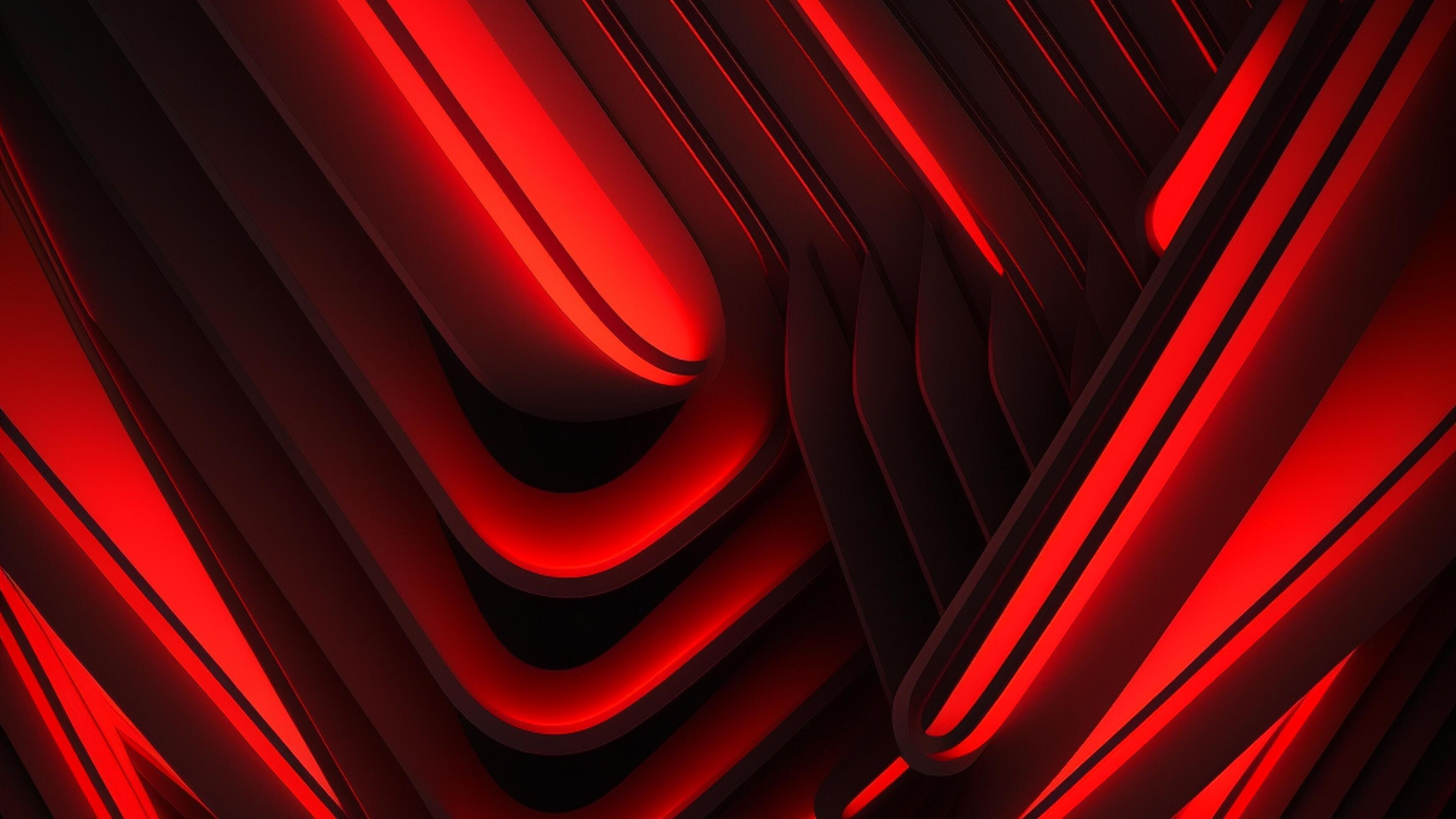 3D Abstract Red and Black Background by can be use as facebook cover