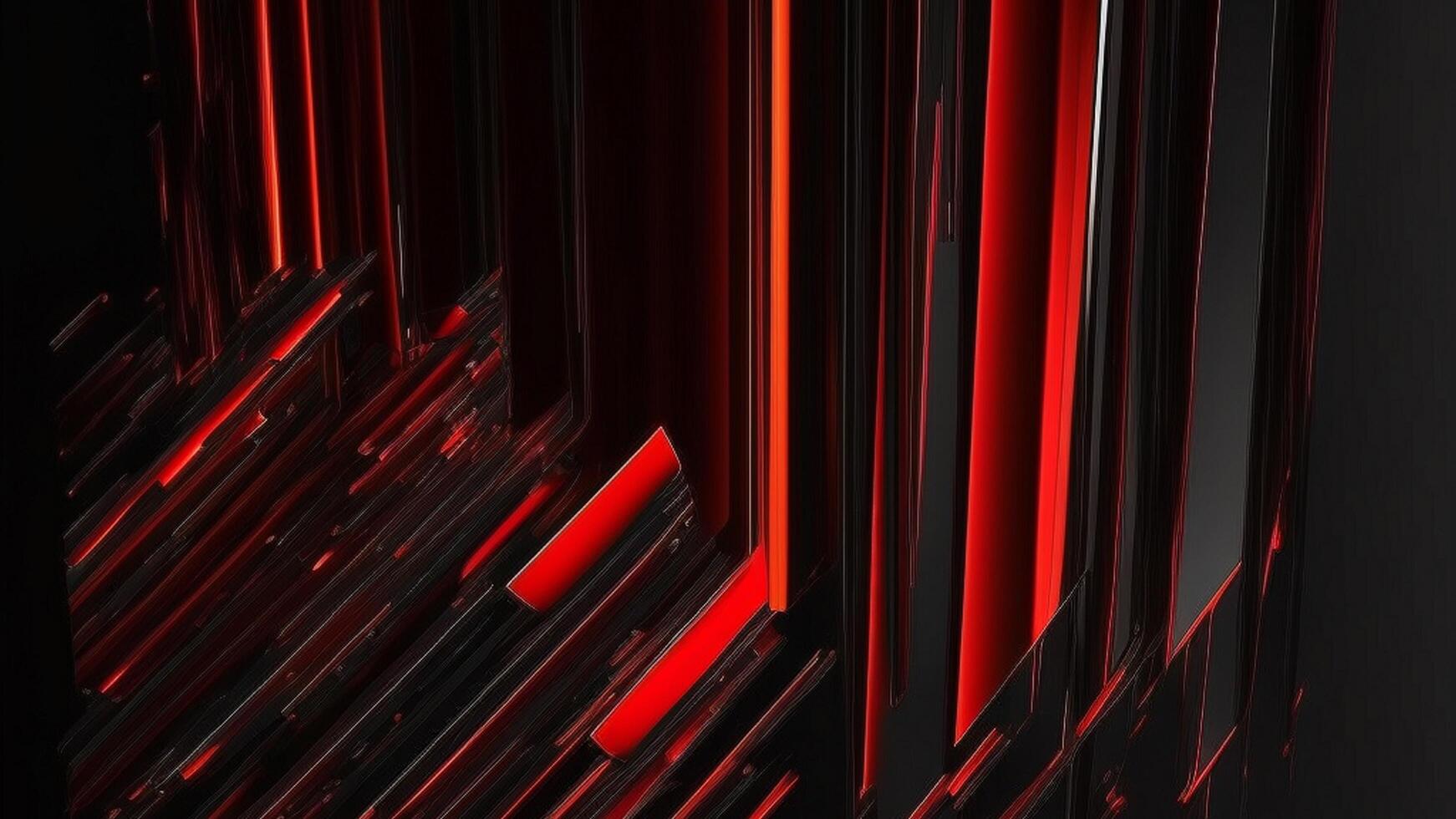 3D Abstract Red and Black Background by can be use as facebook cover photo