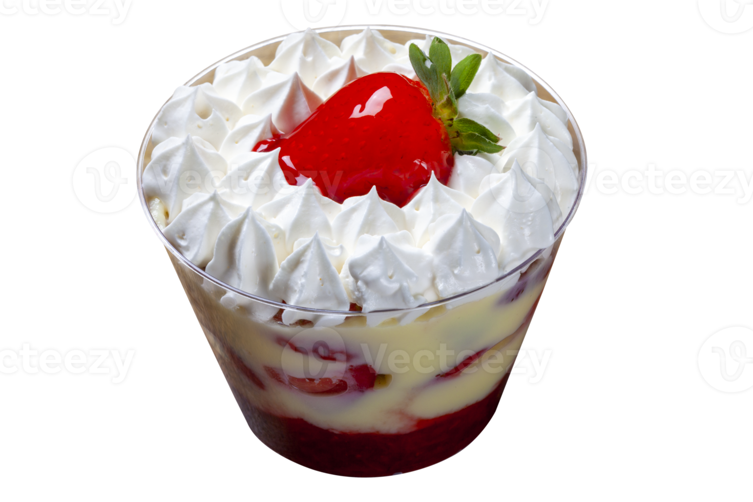 Strawberry Mousse with Chantilly png