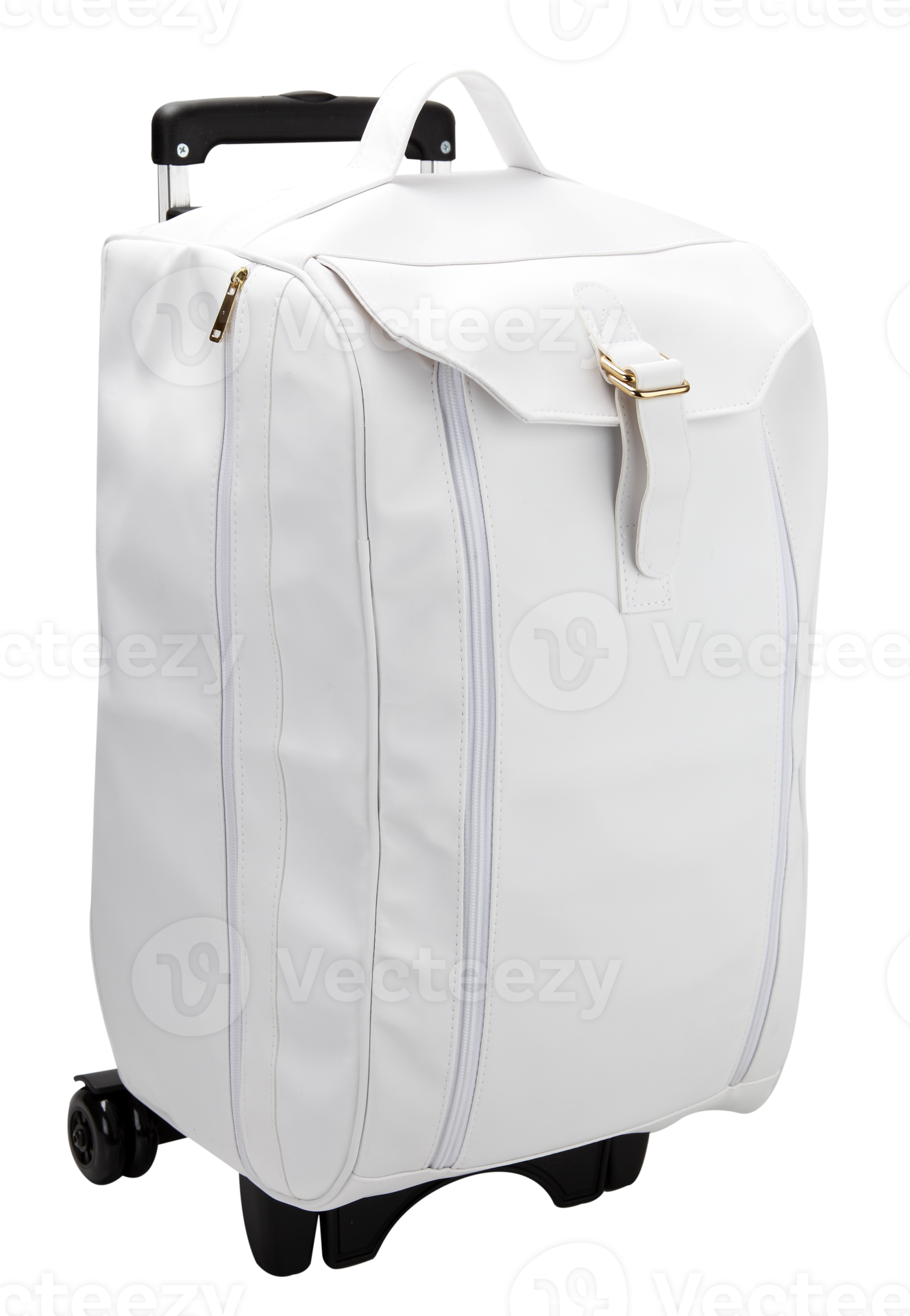 White travel bag with wheels 22556072 PNG