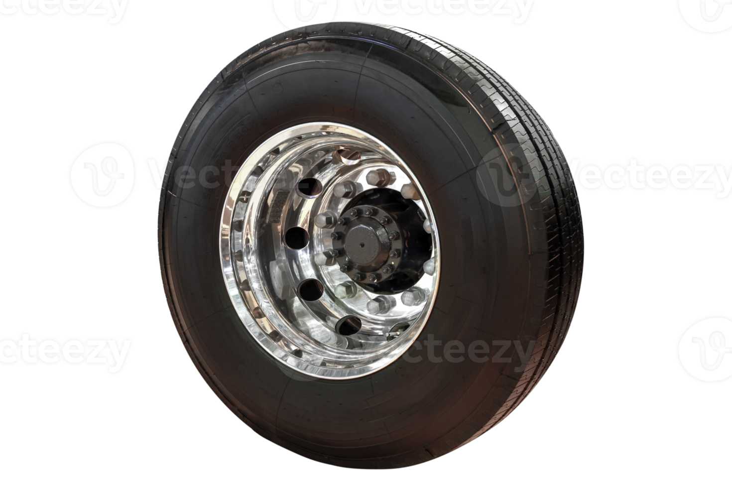 Truck wheel with new tires, parts png