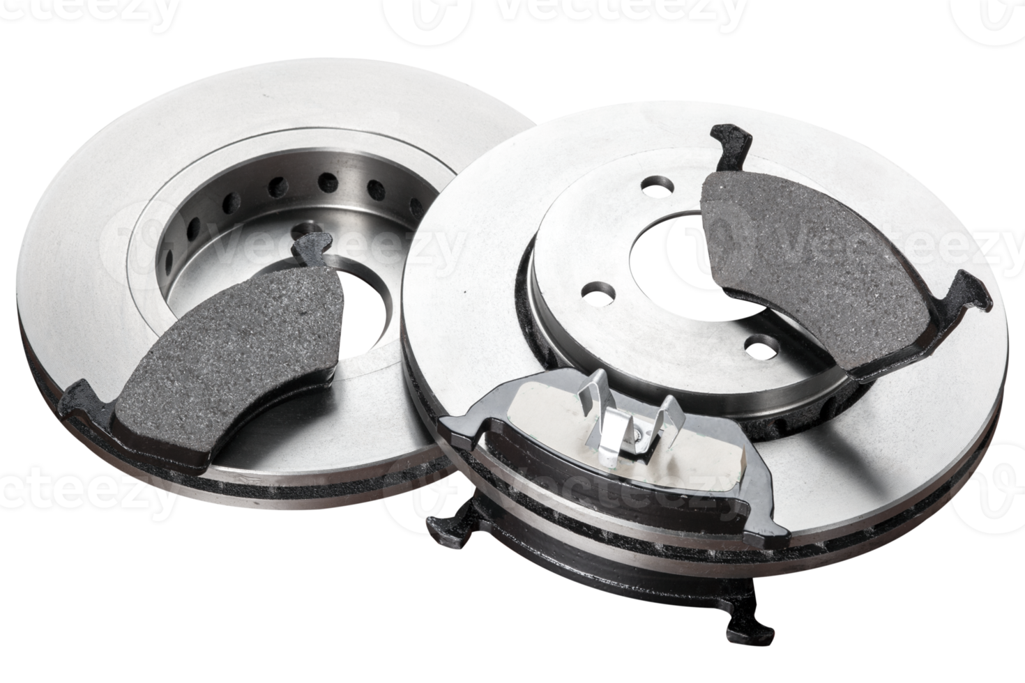 brake disc and pads png