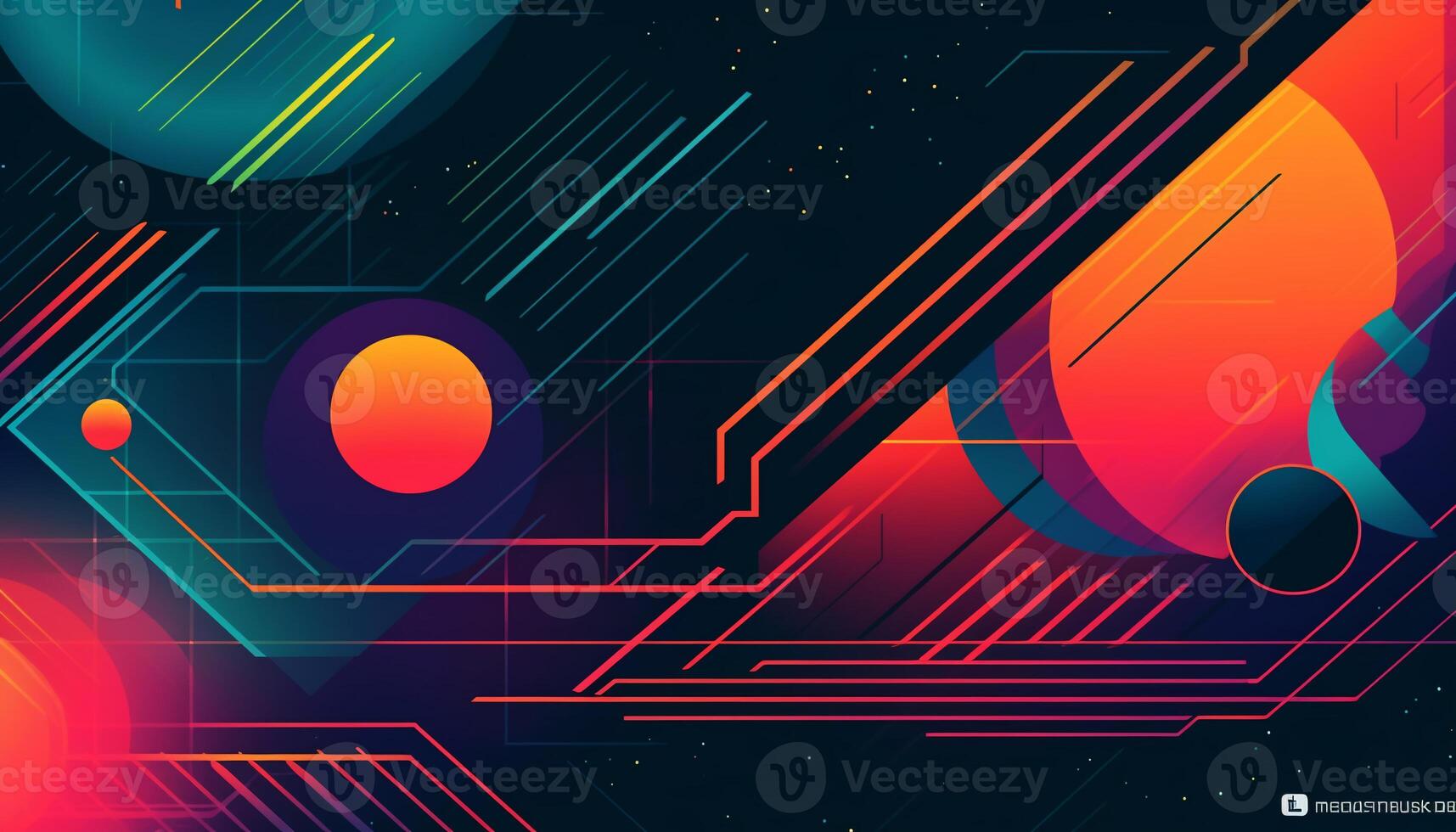 Simple minimalist retro color trendy background abstract colorful wallpaper and backdrop. Artistic digital art 3d rendering geometric line stripe bar element design material. photo