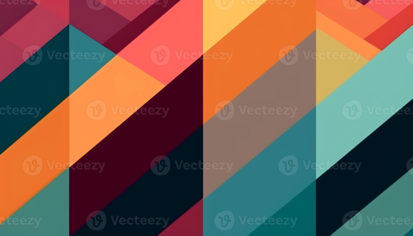 Simple minimalist retro color trendy background abstract colorful wallpaper and backdrop. Artistic digital art 3d rendering geometric line stripe bar element design material. photo