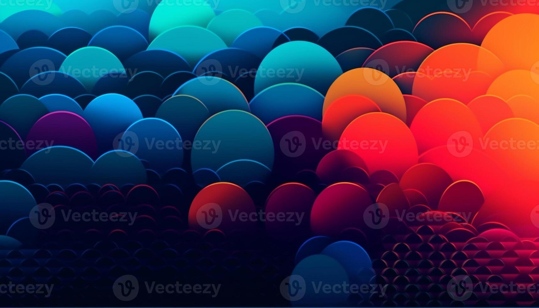 Simple minimalist retro color trendy background abstract colorful wallpaper and backdrop. Artistic digital art 3d rendering geometric line stripe bar element design material. circle abstract. photo