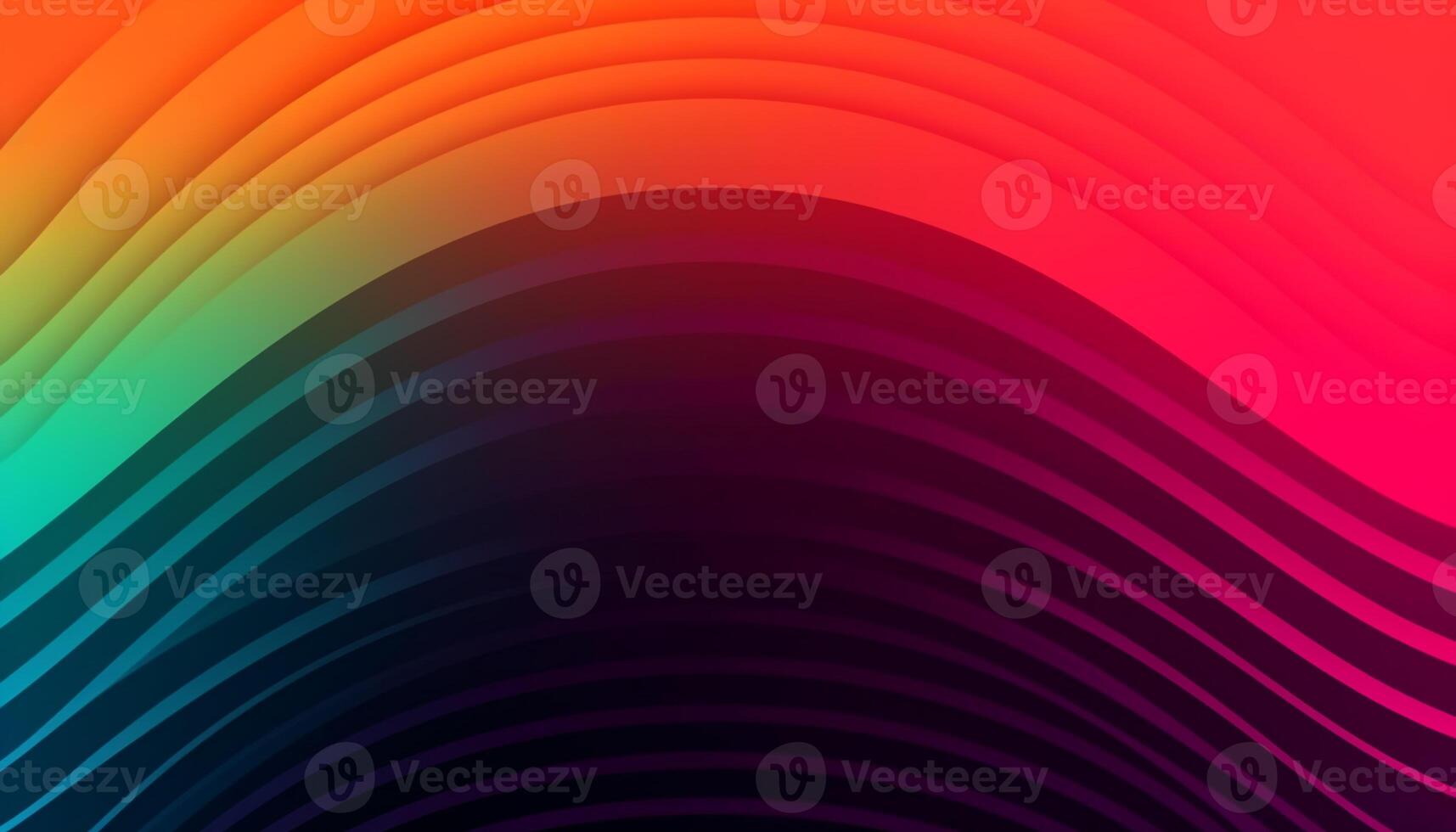 Simple minimalist retro color trendy background abstract colorful wallpaper and backdrop. Artistic digital art 3d rendering geometric line stripe bar element design material. wave. photo