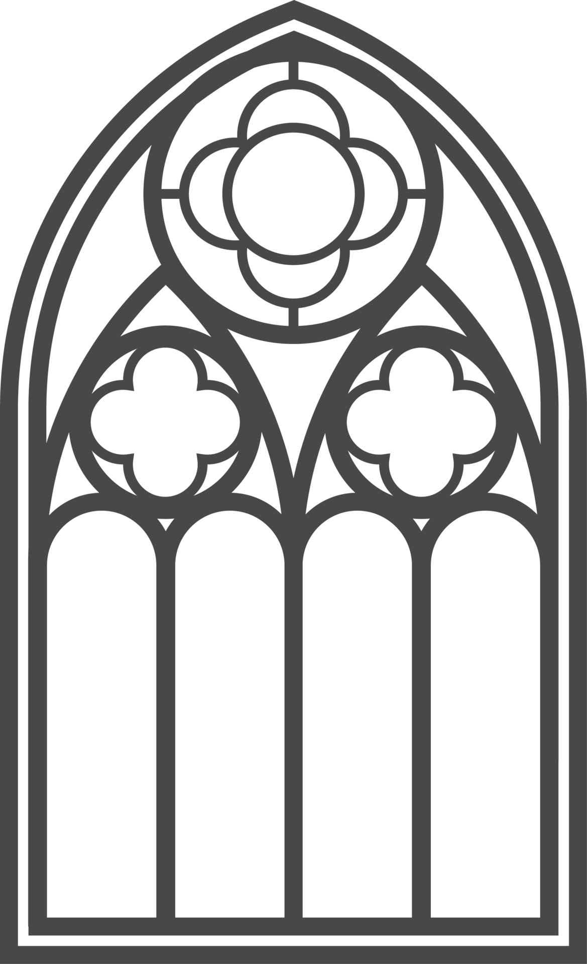 gothic-window-vintage-stained-glass-church-frame-element-of
