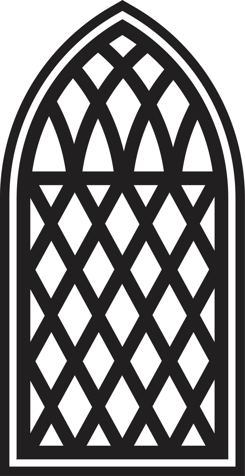 gothic-window-vintage-stained-glass-church-frame-element-of