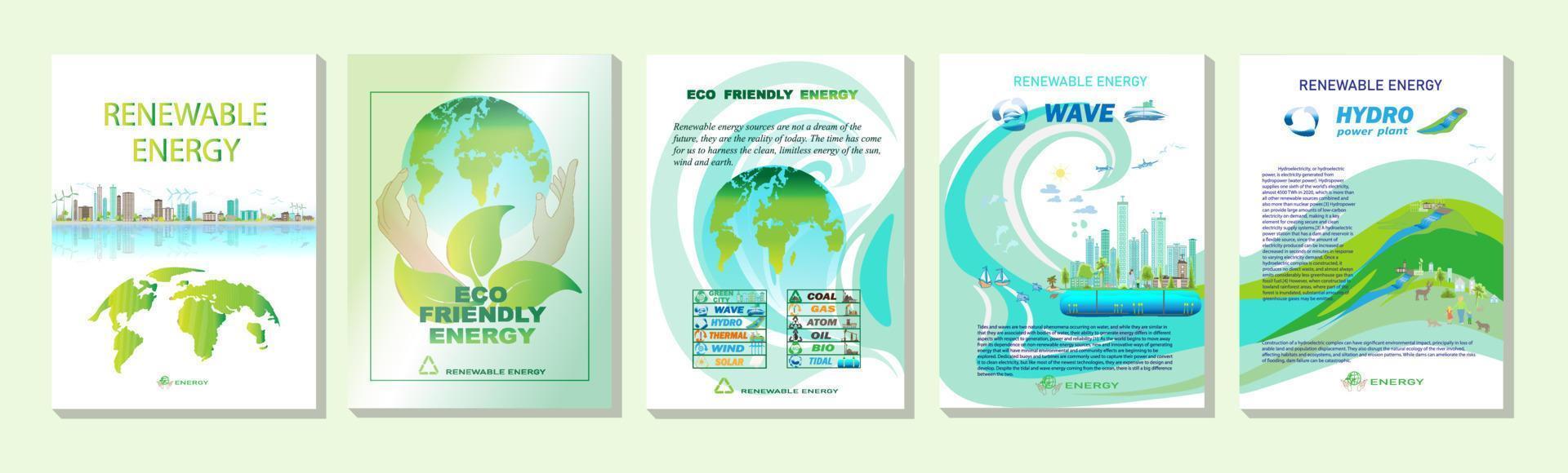 Green eco city vector ESG cology Environmental friendly template, Sustainability eco vector is a clean planet and the distribution of garbage.