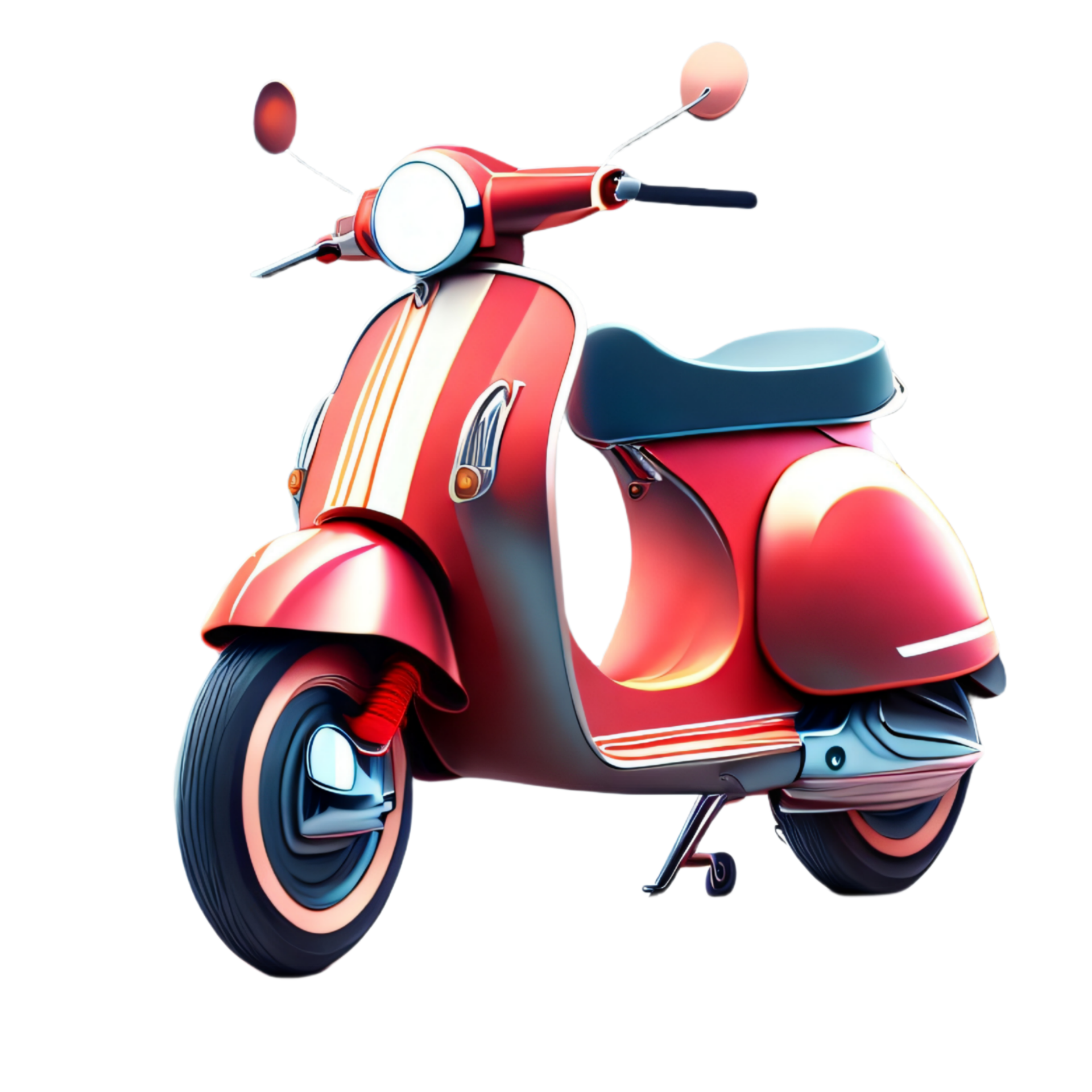 old red scooter from italy 22557109 PNG