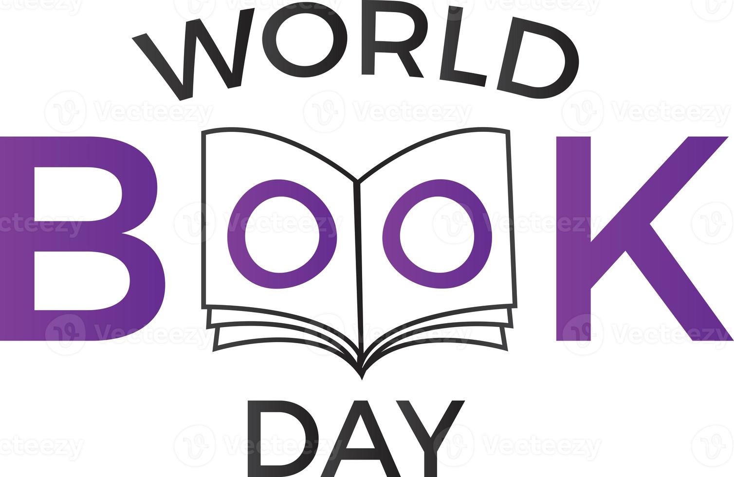 World book day, stack of books with glasses on mint background photo