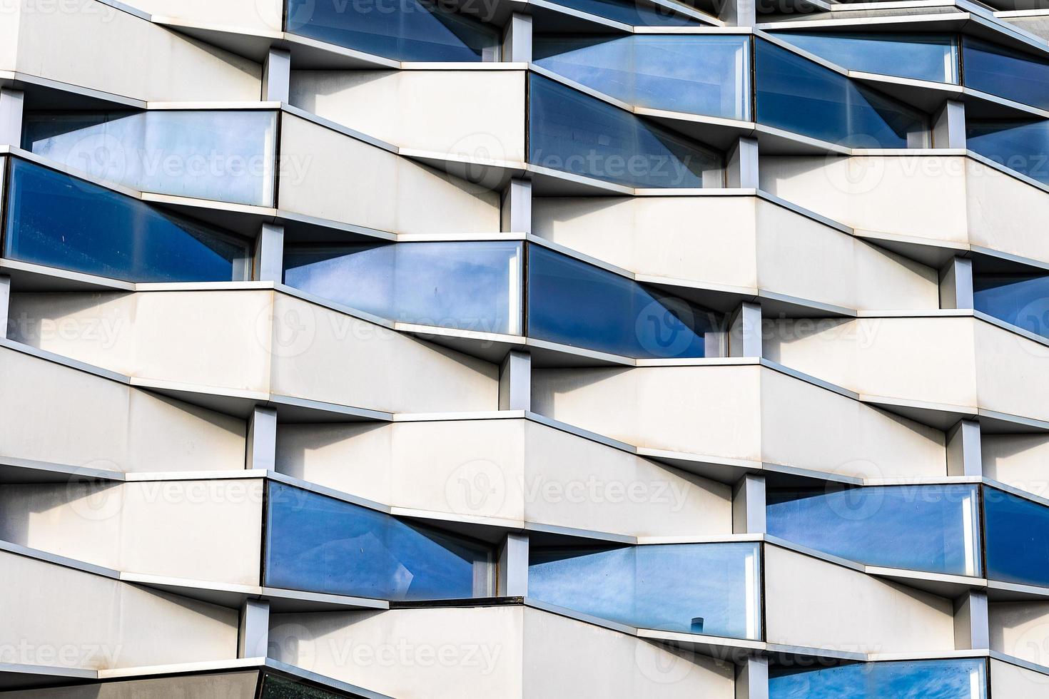 interesting modern building architectural background Zaragoza Spain photo