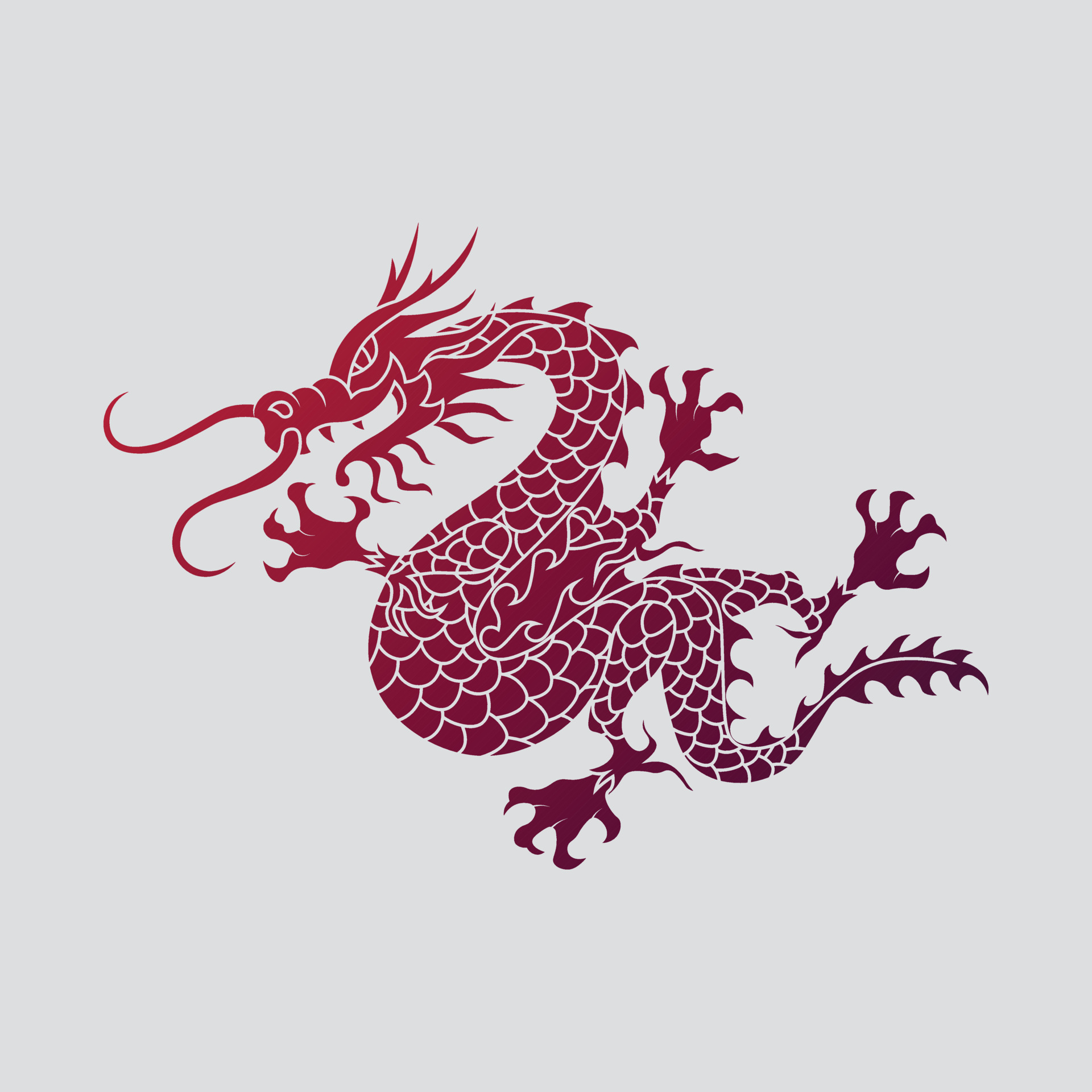 Traditional ancient dragon vector illustration 22559831 Vector Art at