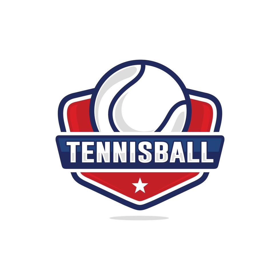 Tennis logo design vector