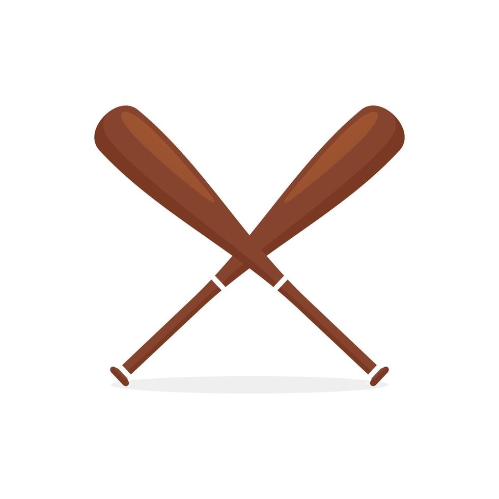 Baseball bat icon isolated on white background vector