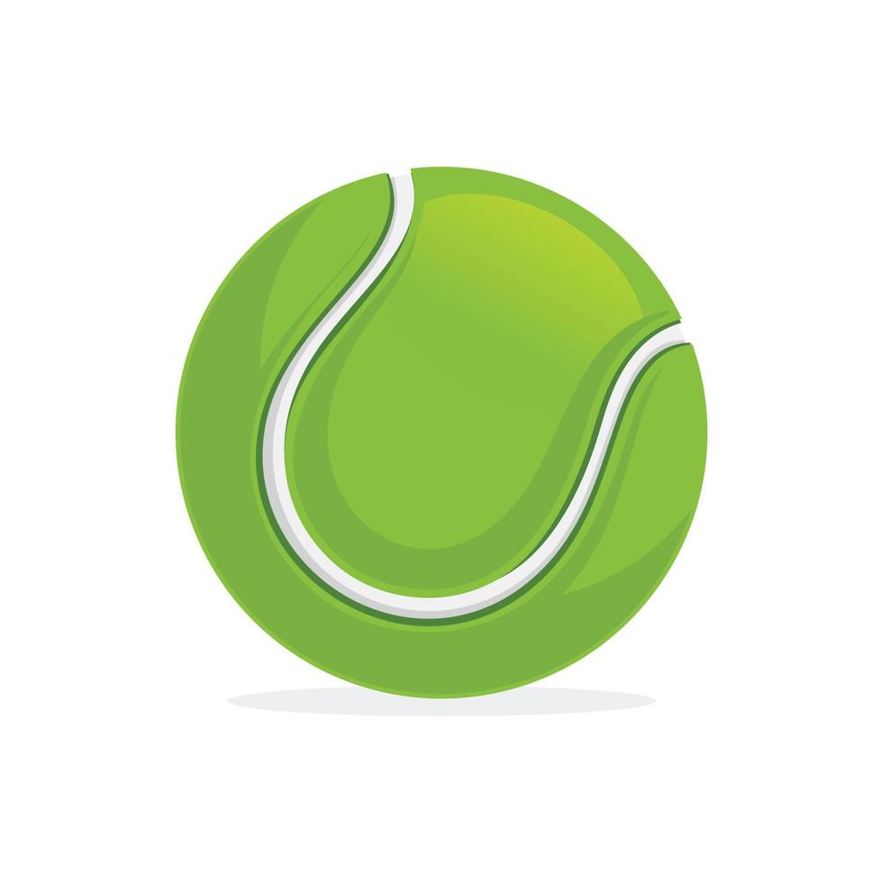 Tennis ball icon isolated on white background vector