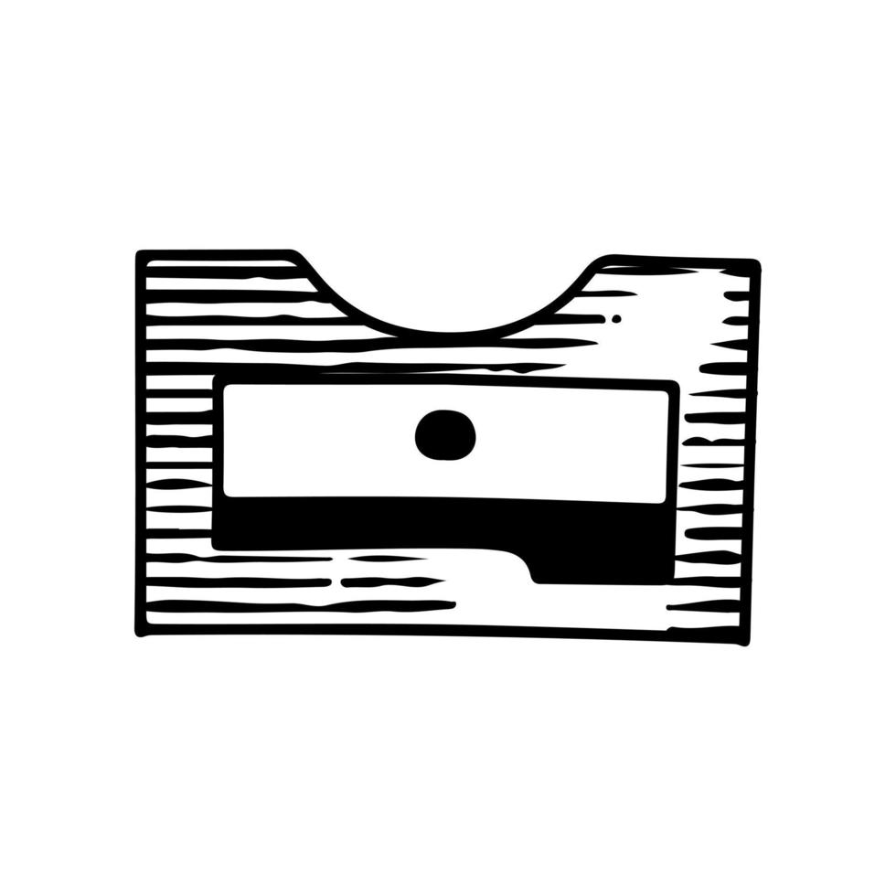 Hand drawn Pensil Sharpener vector