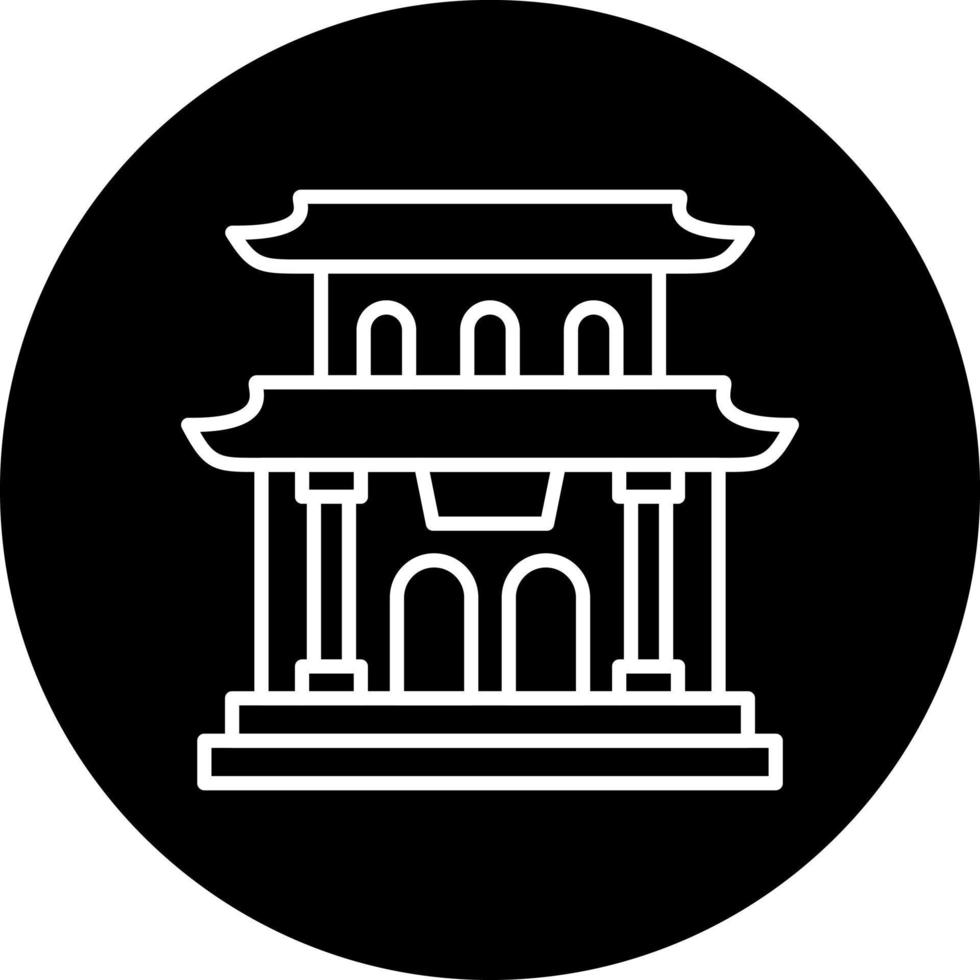 pagoda Vector Icon Style