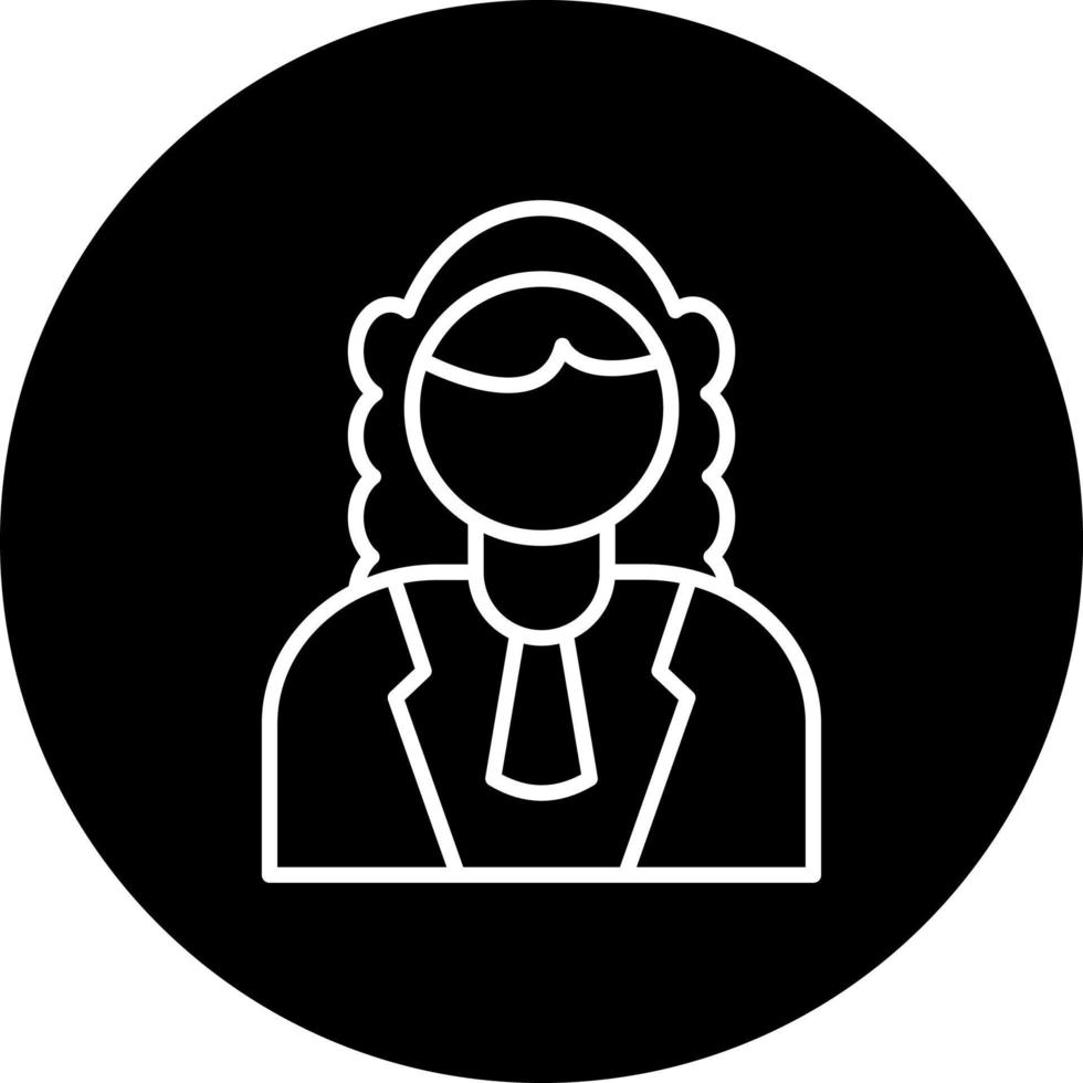 judge male Vector Icon Style