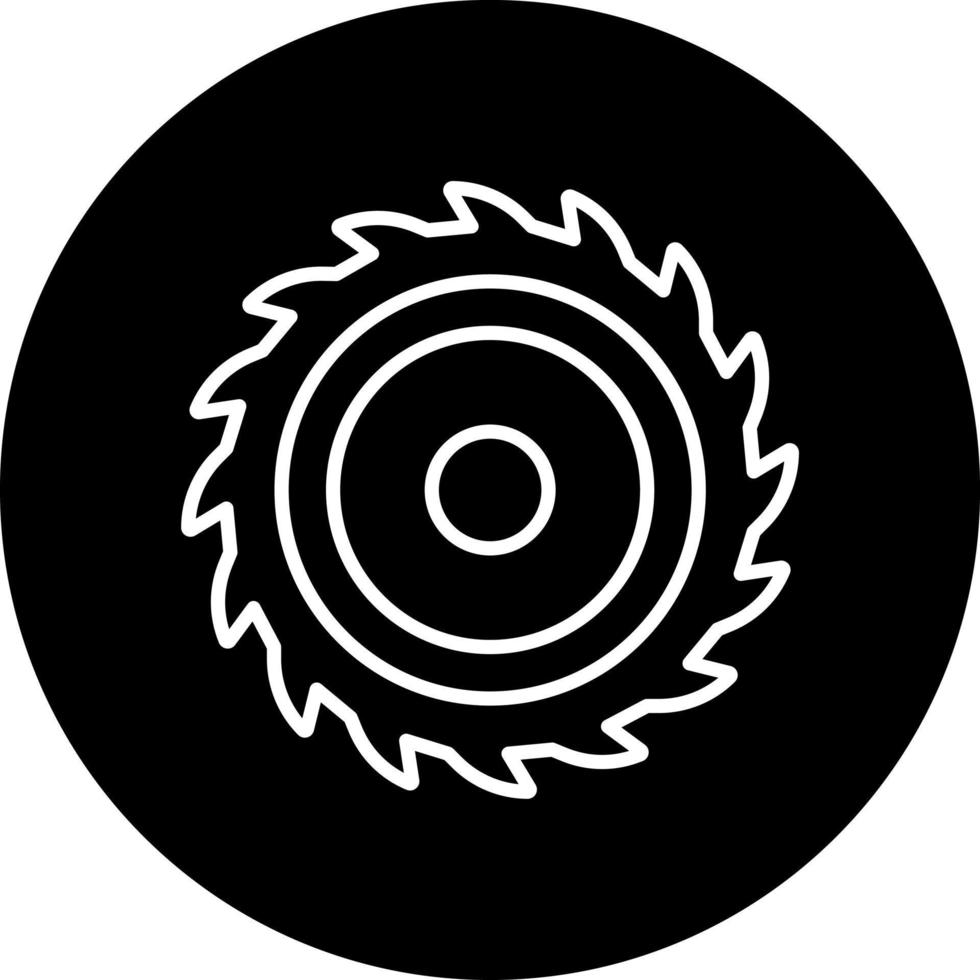 Circular Saw Vector Icon Style