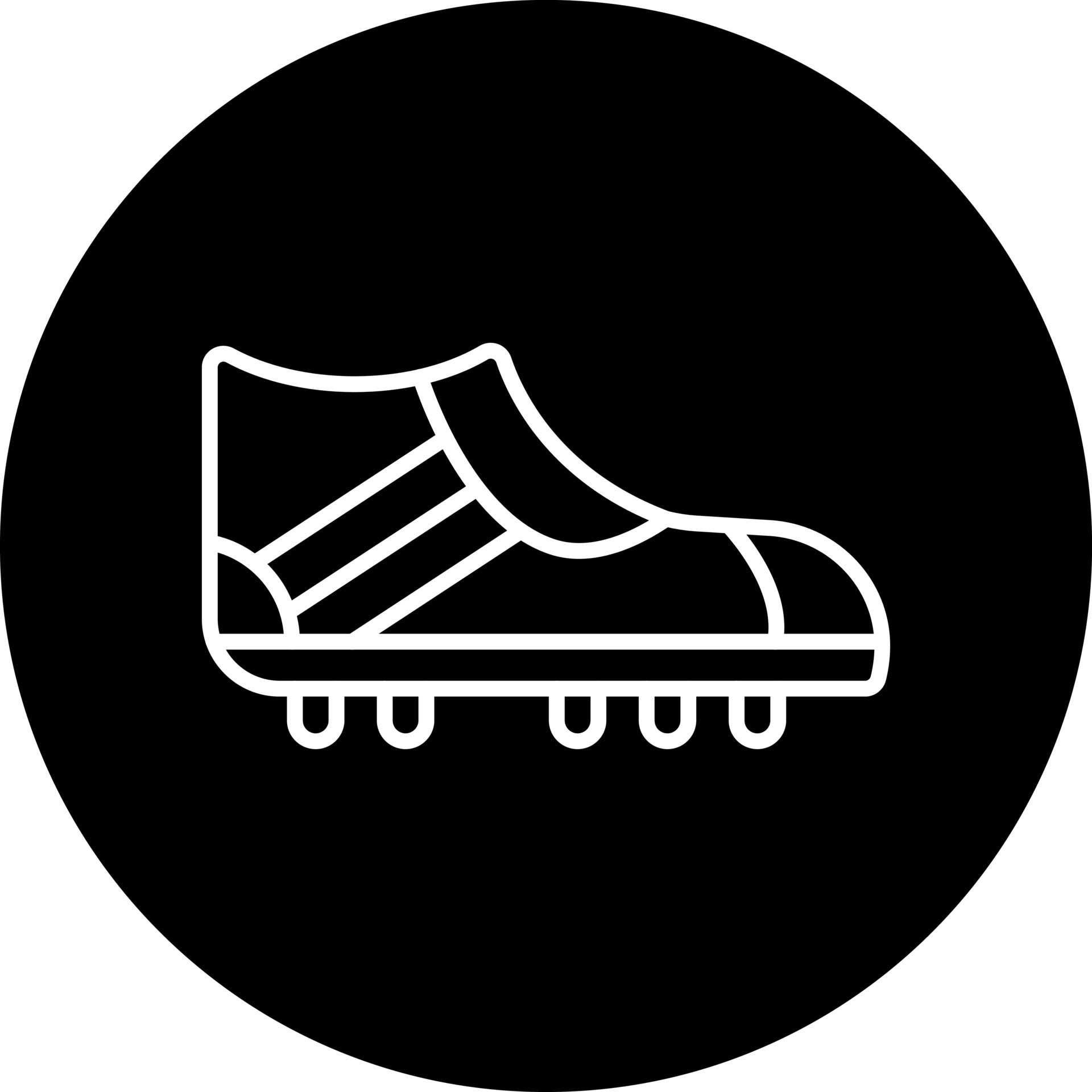 rugby boots Vector Icon Style 22561709 Vector Art at Vecteezy