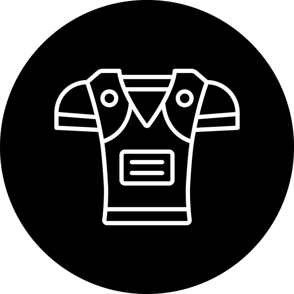 chest armor Vector Icon Style