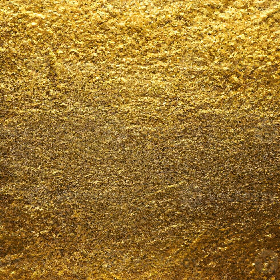 gold texture background. close up of shiny surface of gold. golden smooth material. gold leaf. . photo