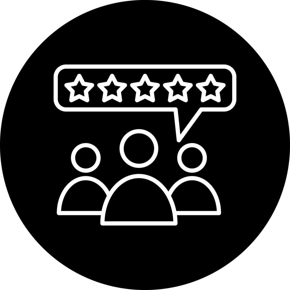 Customer Reviews Vector Icon Style