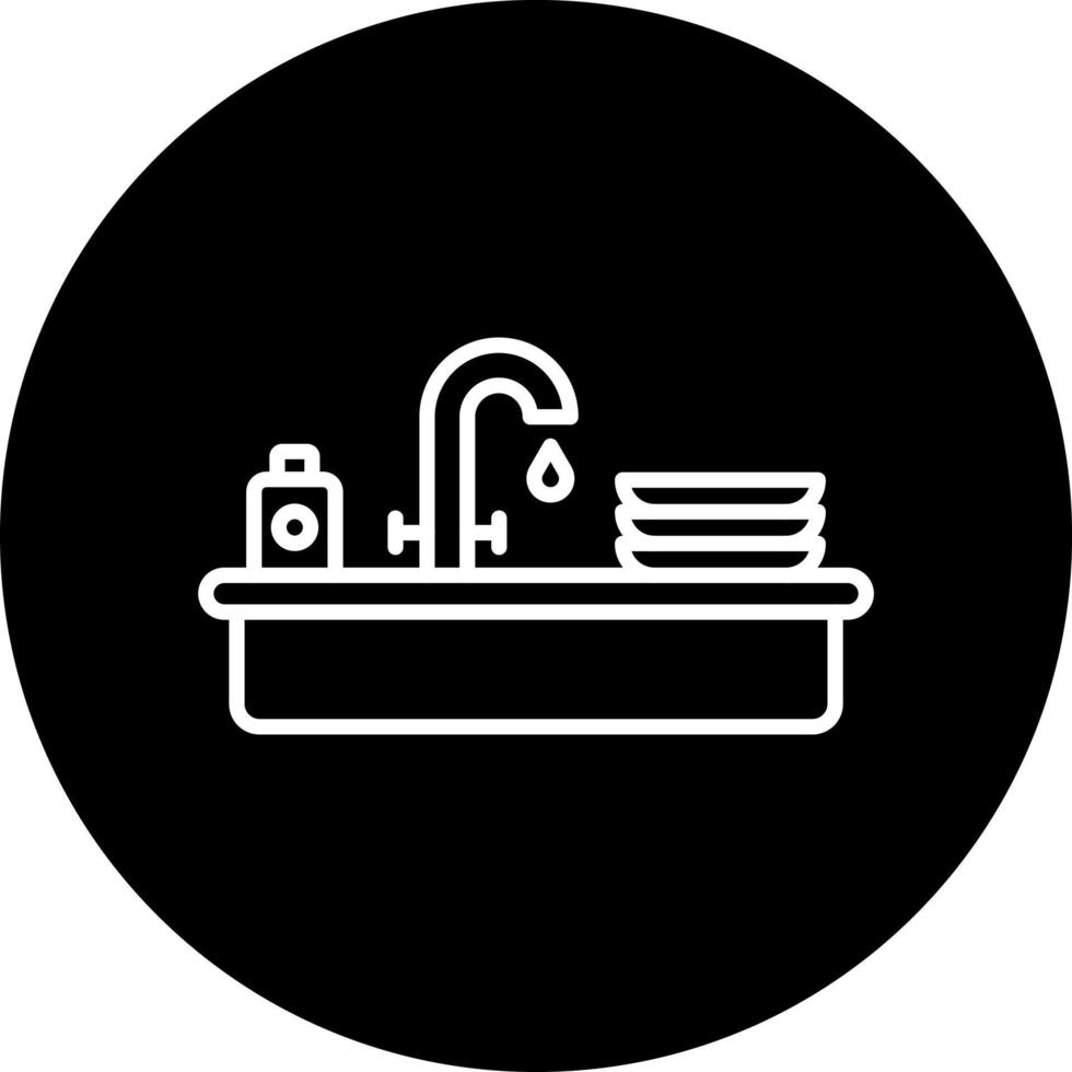 Kitchen Sink Vector Icon Style