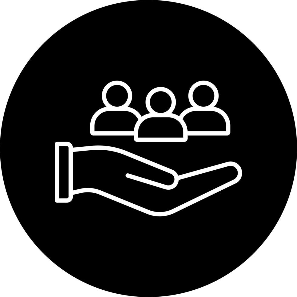 Customer Family Vector Icon Style