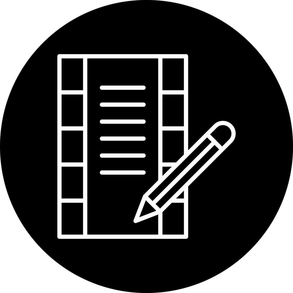 Screenwriting Vector Icon Style