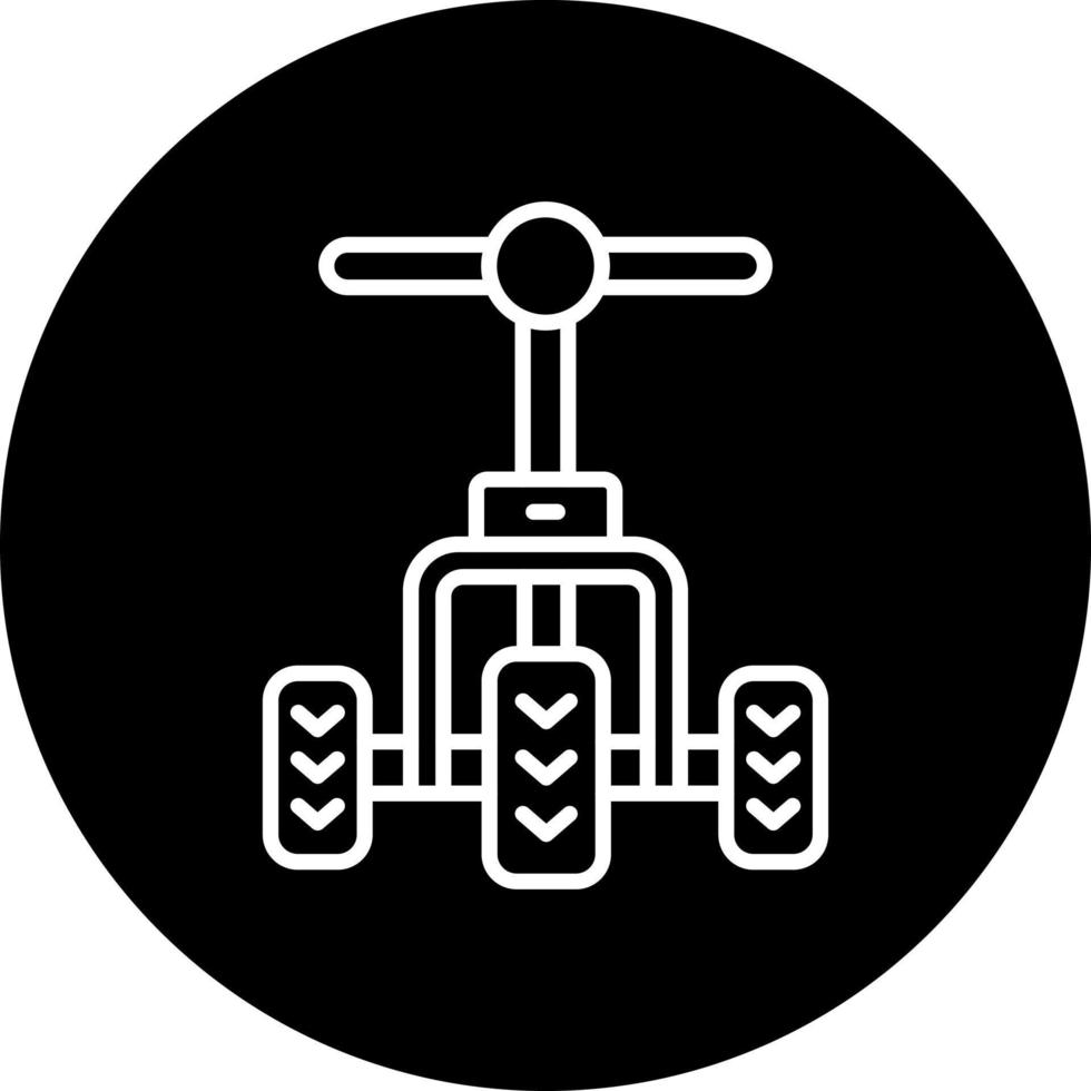 Tricycle Vector Icon Style