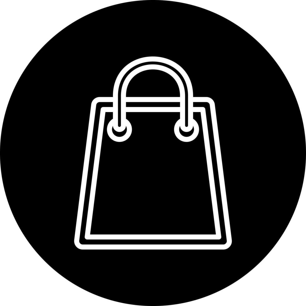 Shopping Bag Vector Icon Style