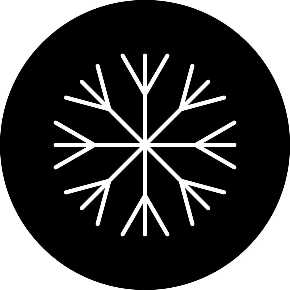 Snowflake Vector Icon Style