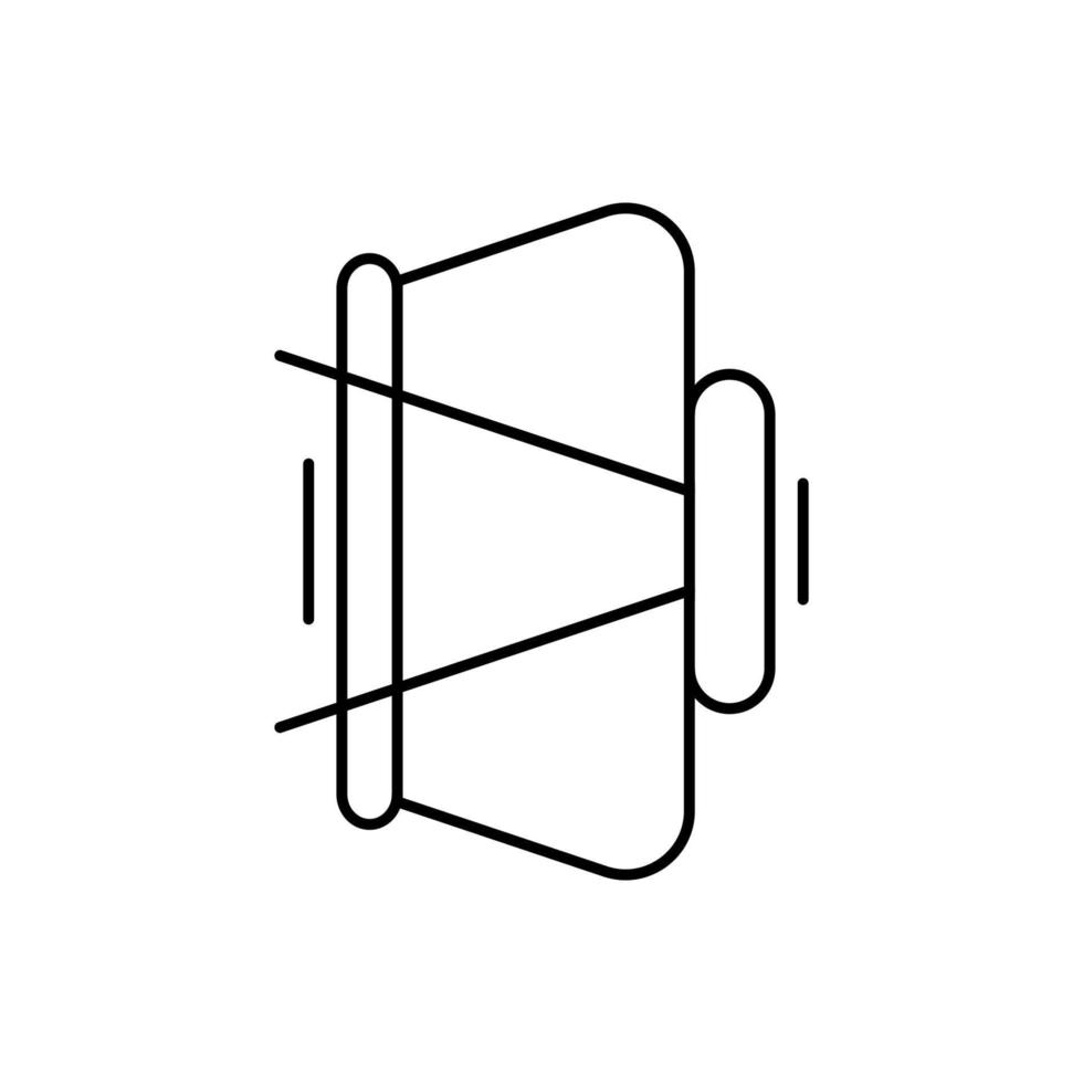 icono de vector de clip