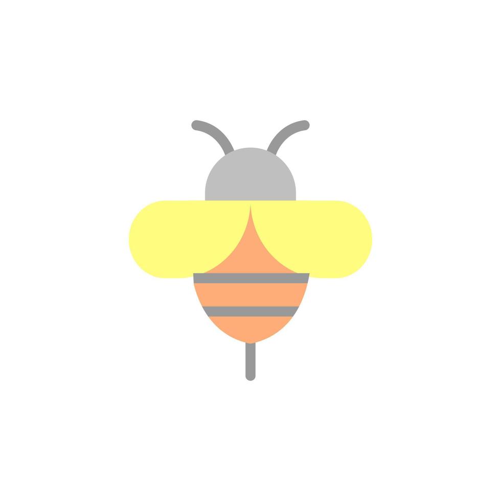 Bee therapy alternative medicine vector icon